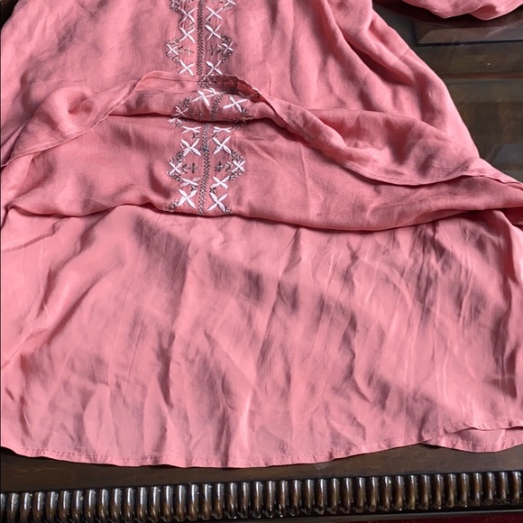 Jetset Diaries Desert Rose Mini Dress in Salmon. - Picture 8 of 11